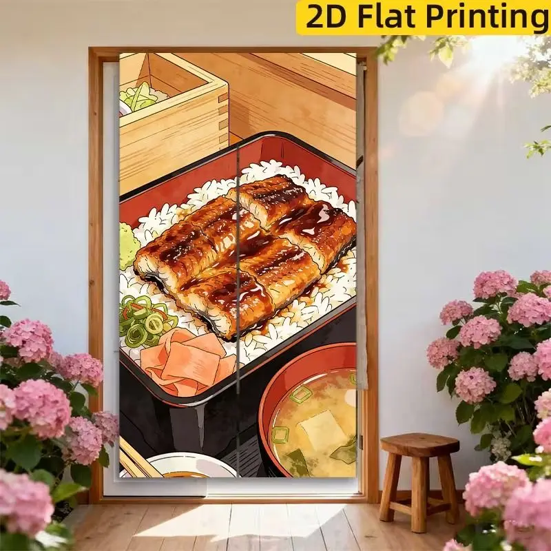 VIKAMA VIKAMA Japanese Half Door Curtain, Sashimi Sushi Noren Curtain, Sushi Restaurant Entrance Screen Room Divider Kitchen Home Decor - Aliexpress Deal