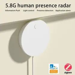 Zigbee 인간 존재 센서, 밀리미터파 레이더, PIR 몬션 센서, 스마트 홈 보안 보호, eWelink 앱 모니터링