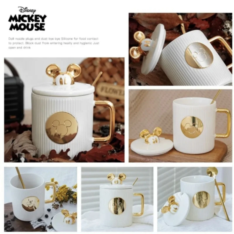 Disney Cartoon Mickey Mouse Rechte Drinkbeker Minnie Goofy Keramische Kopjes Melkgreep Koffiemok