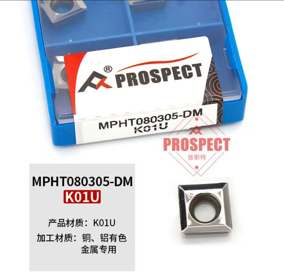 

PROSPECT MPHT060304-DM K01U MPHT080305-DM K01U MPHT120408-DM K01U Carbide Insert MPHT Inserts