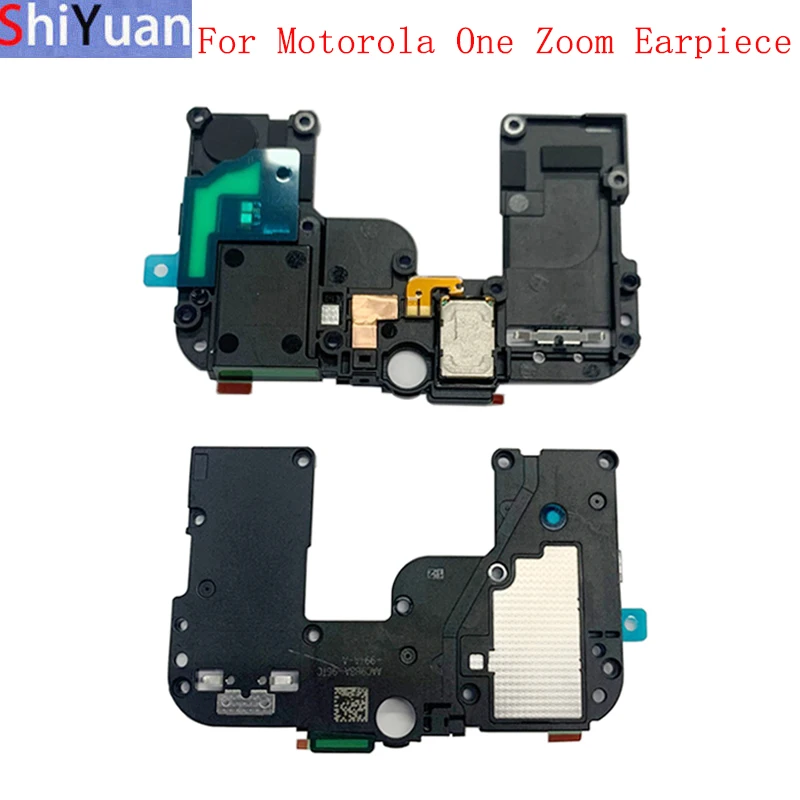 Earpiece Speaker with Chassis Cover Frame For Motorola Moto One Zoom Earpiece Module with Frame Replacement Parts