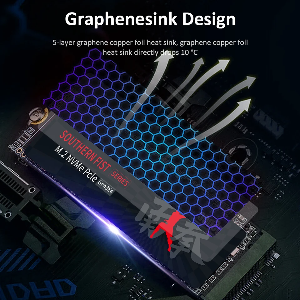 HUADISK NVMe M2 SSD 1TB 512GB 256GB 128GB PCI-e 3.0X4 Solid State