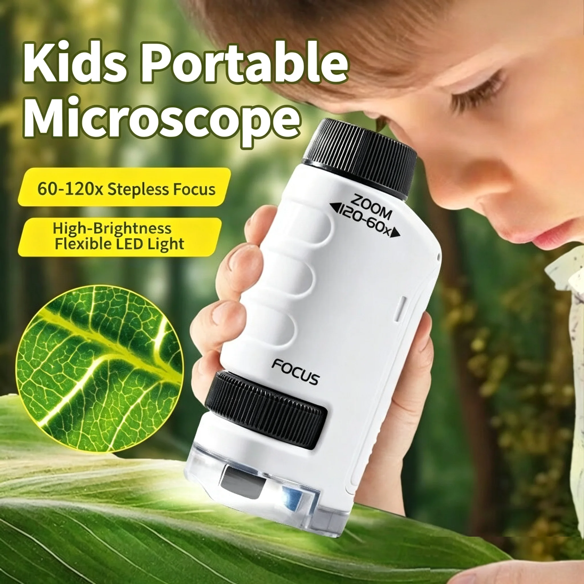 Детский портативный микроскоп- – обзор и цена Kids Outdoor Microscope