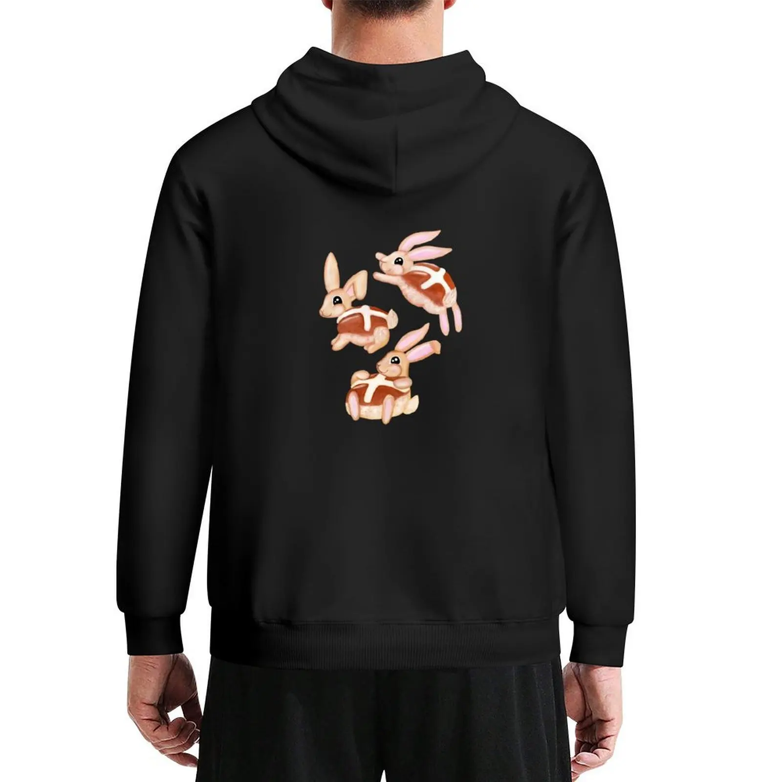 

Hot Cross Bunnies Pink Hoodie men's clothing graphic t shirts men men's autumn clothes men clothing new in hoodies