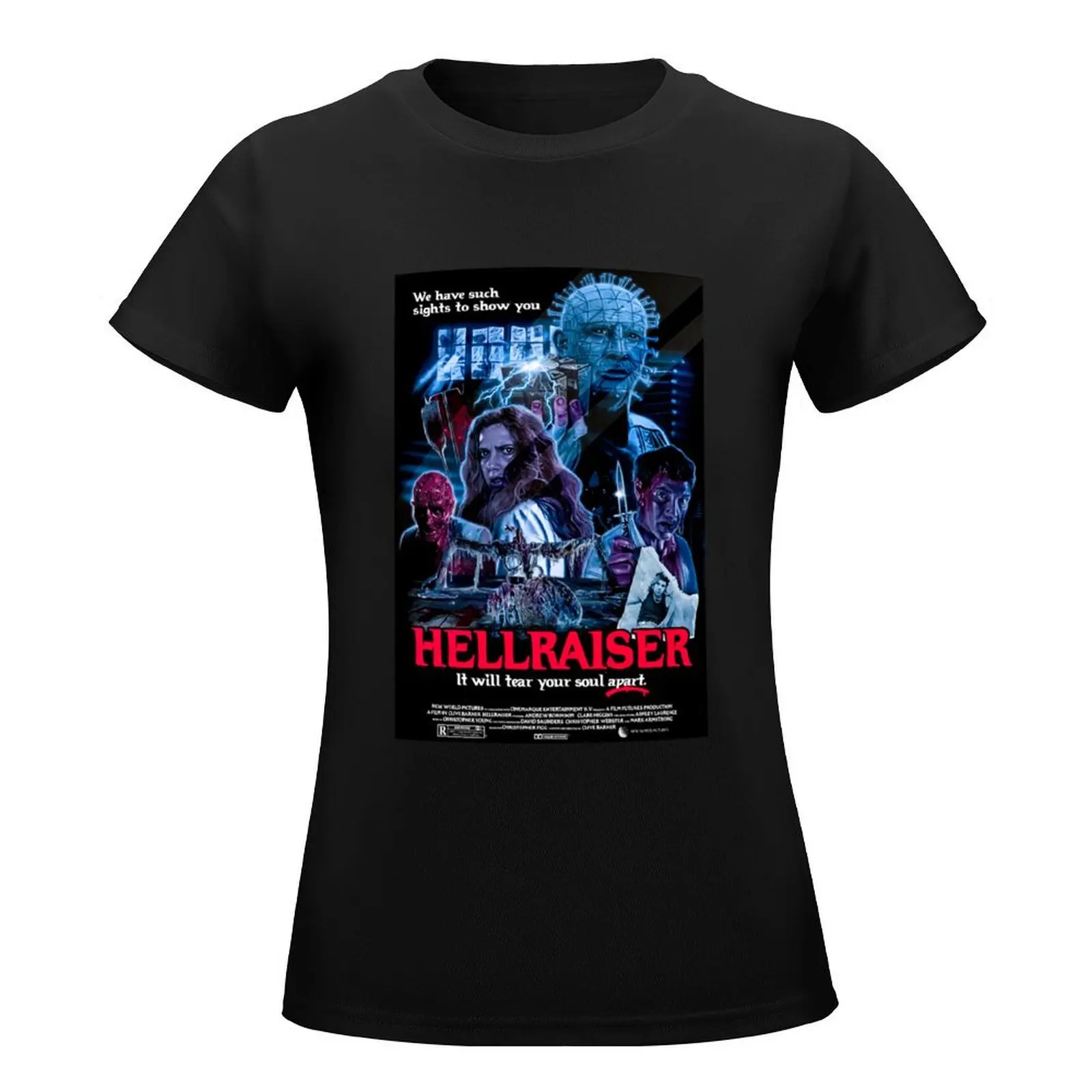 Hellraiser T-Shirt tops graphics quick-drying workout shirts for Women