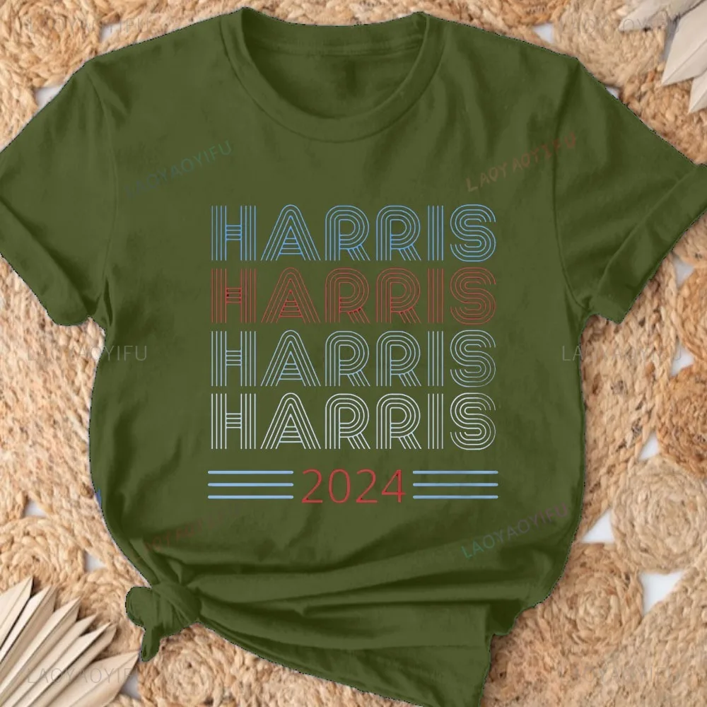 Presidential Campaign 2024 Harris 2024 TShirt Election Shirt Save Democratic T-Shirt Humor Cotton Letters Printed Campaign Tees image 4
