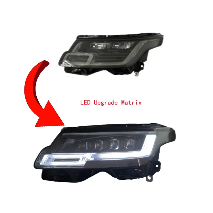 

Factory Sale Front Bumper Headlamps LED Headlight Upgrade 2024 Matrix Headlights for Land Rover Range Rover Vogue L405 2018-2022