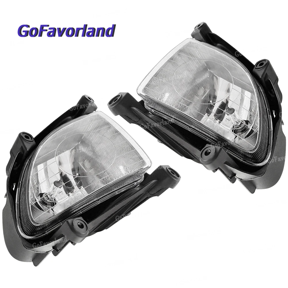 

Pair Front Left Right Side Fog Light Clear Lens halogen lamp Plastic 92201-1F001 92202-1F001 For Kia Sportage 2006 2007 2008