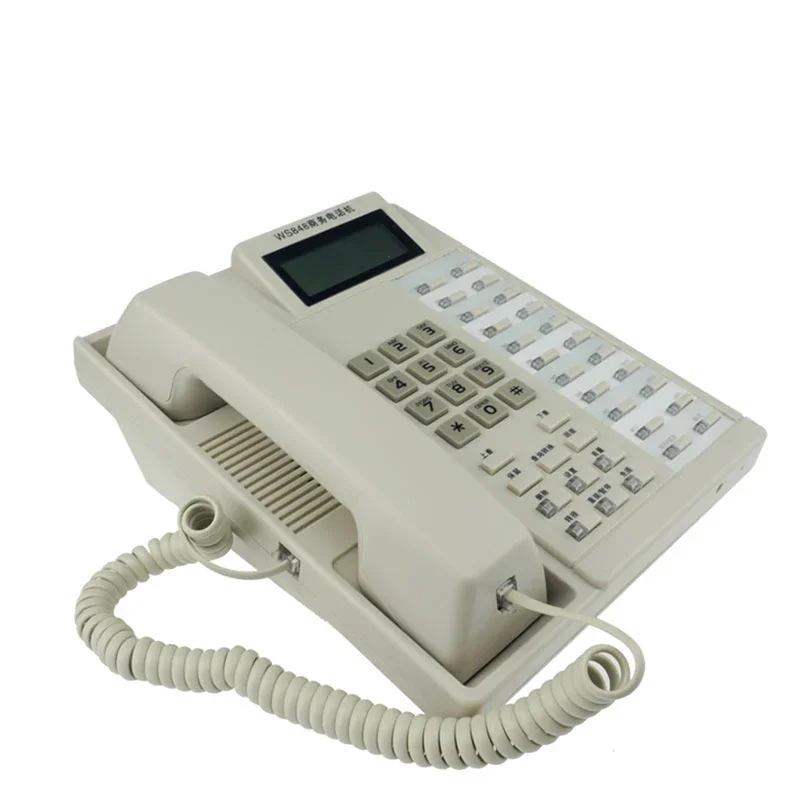 Expandable Corded Phone System with Caller ID/Call Waiting, 20 Fast Dial Buttons, Business Office Telephone Landline