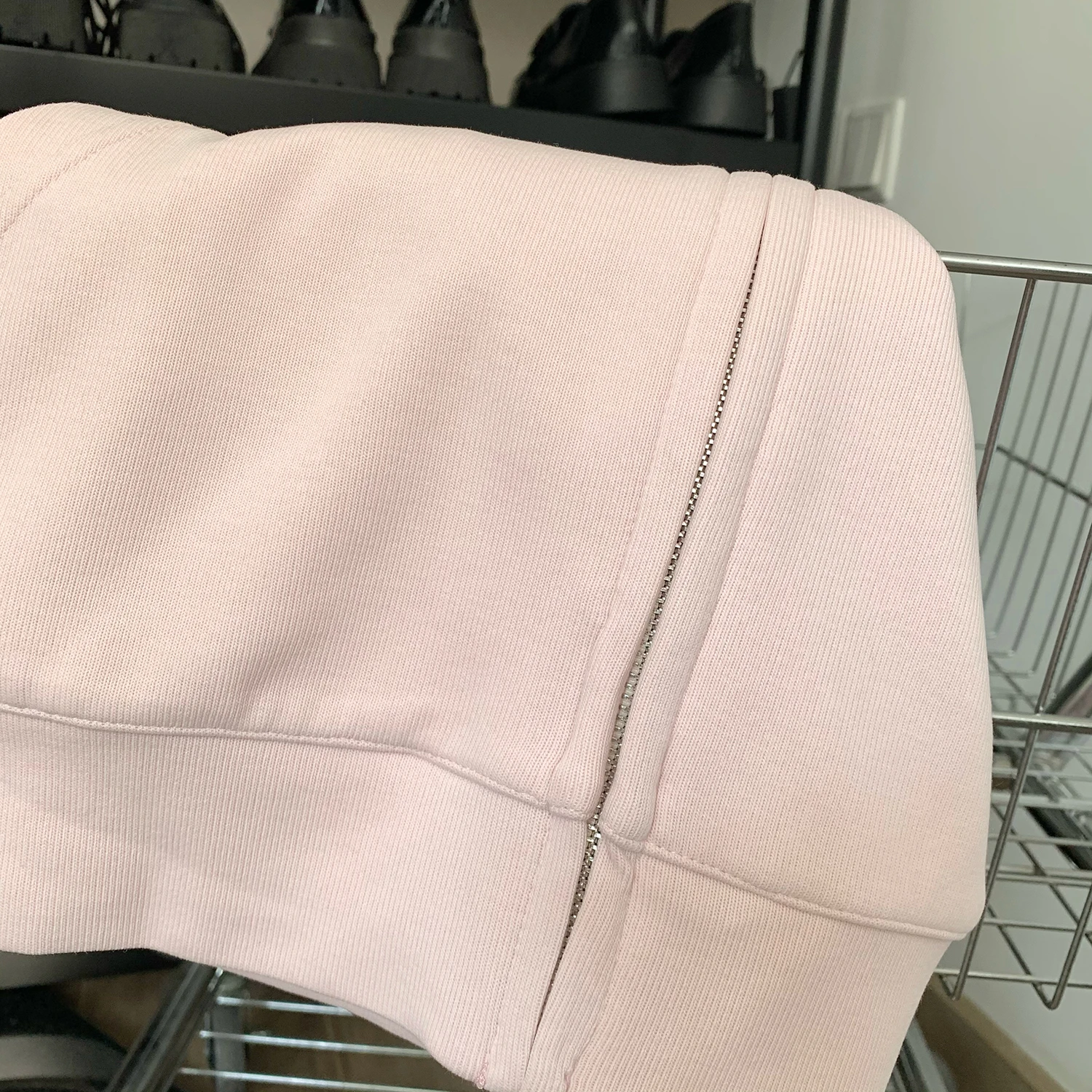 Pink Korean-style Harajuku Cute Hoodie Casual Fashion Hooded Sports Sweatshirt Basic Zipper Loose Sweet Drawstring Tops