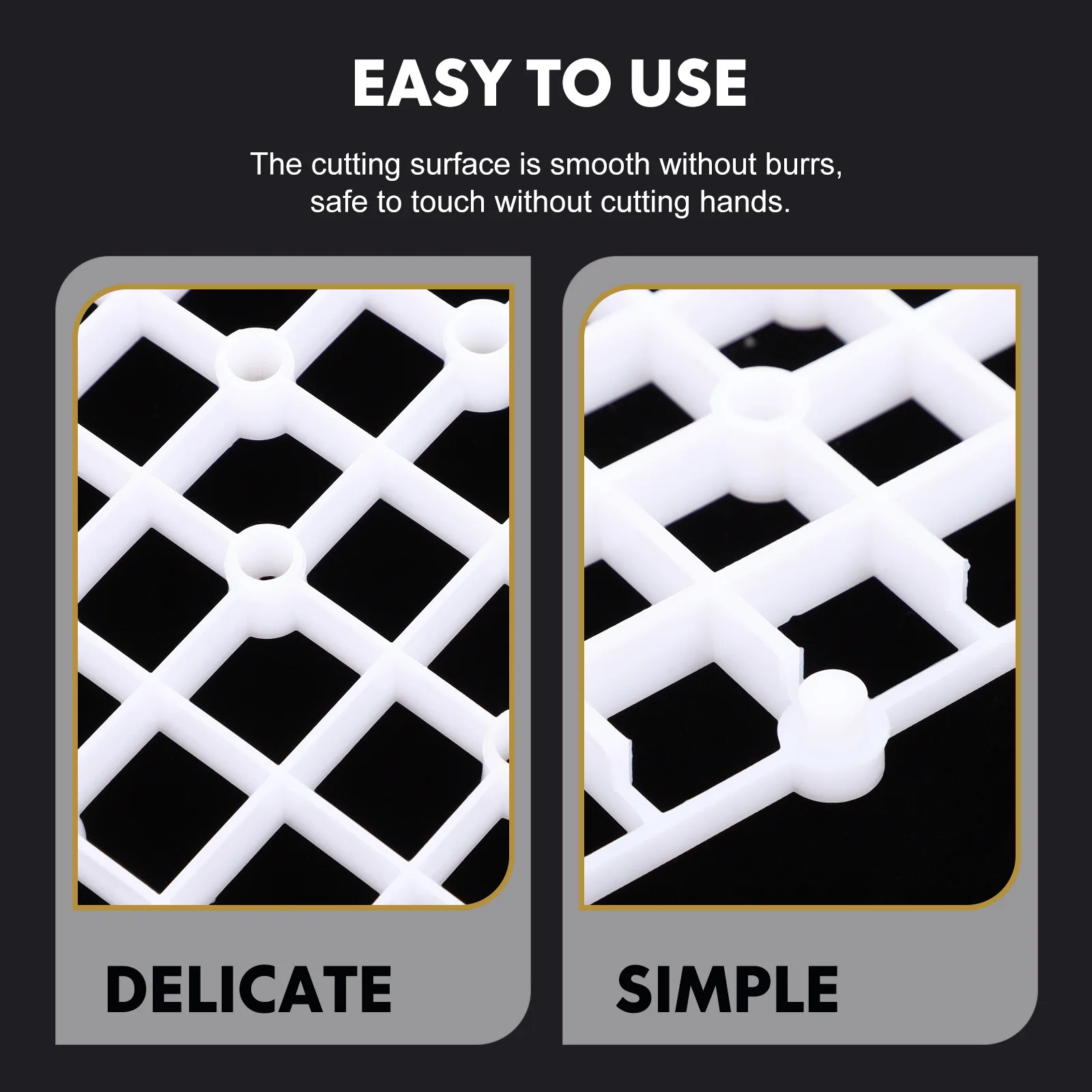 

2Pcs Aquarium Filter Plates Wear-Resistant Tank Dividers Multi-Hole Gravel Filter Boards Smooth Cutting Surface for Aquarium