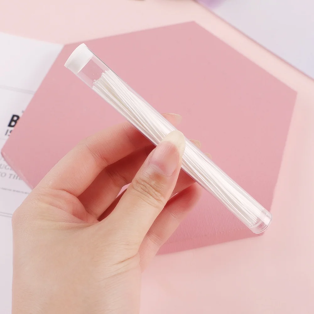 60 pçs brincos descartáveis buraco linha de papel limpo para remover odor sujeira orelha piercing limpeza eficaz ferramenta mais limpa buraco orelha