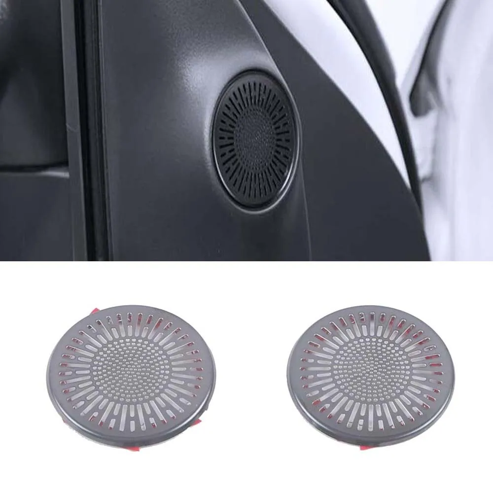 Car Door Loudspeaker Sound Speaker Cover Trim Sticker Inner Accessories For Mitsubishi Pajero sport Montero sport 2020-2022