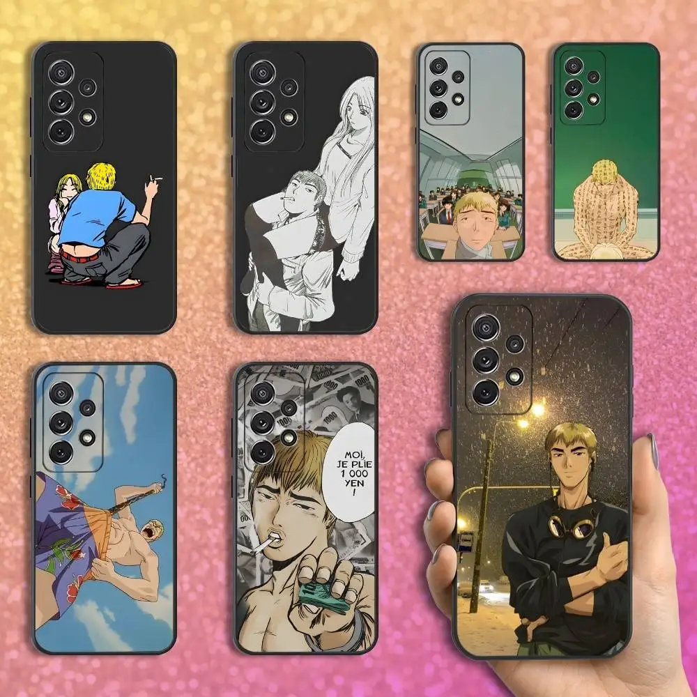 

Anime GTO-onizuka T-Teacher Phone Case For Samsung S25,S24,S23,S22,S21,S20,S10,Ultra,Plus,Lite,FE,Soft Silicone Black Cover
