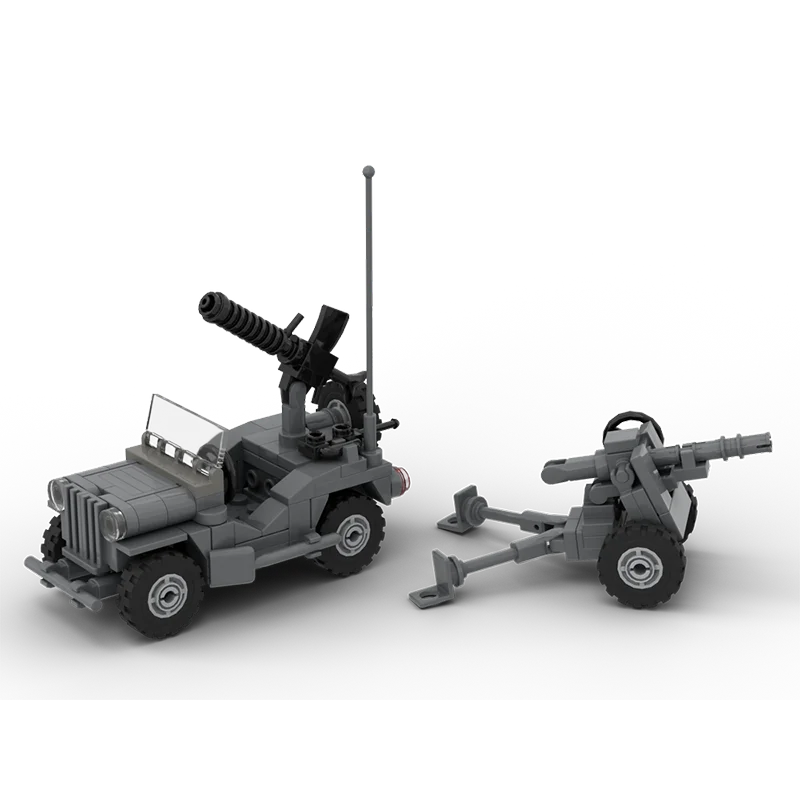 

190 шт. военное оборудование Willys MB 4x4 грузовик MOC строительные блоки Сборная модель дисплей игрушки для детей Рождественский подарок