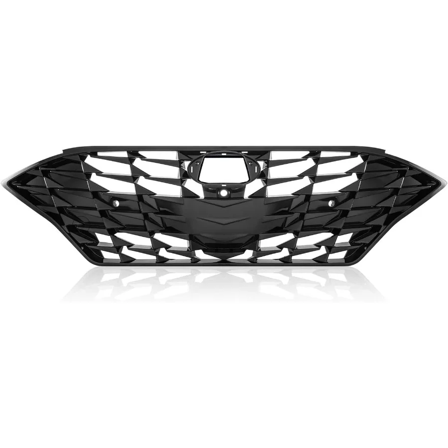 شبكة المصد الأمامي لـ 20202023 Hyundai Sonata Limited SEL Sport Models إصدار رياضي مع مستشعر متكامل وفتحات كاميرا #2