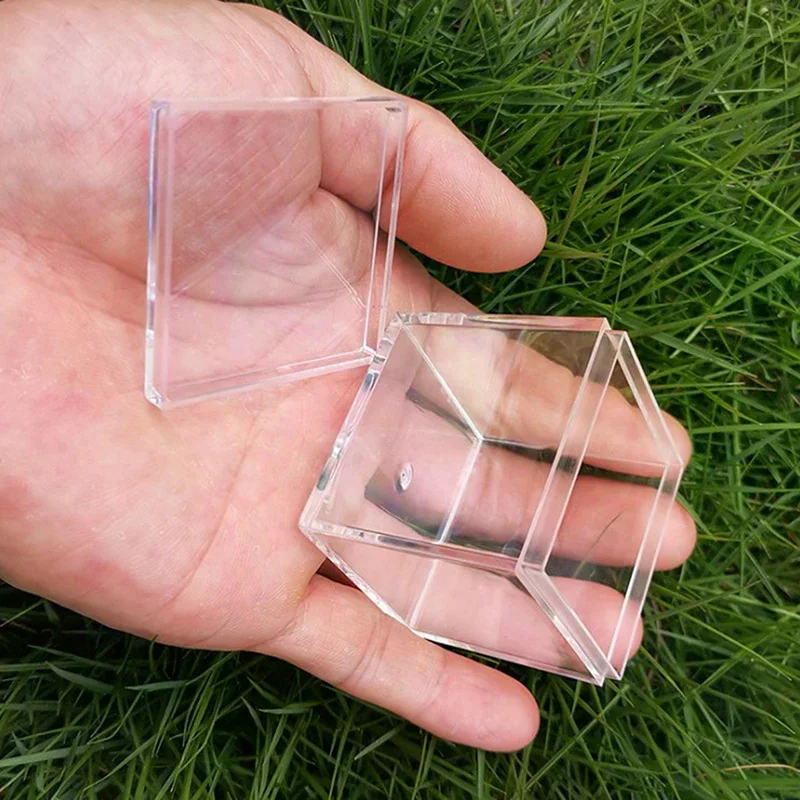 Gifts Boxes Transparent Wedding Favors and Cube Portable Organizer Container High Quality Durable