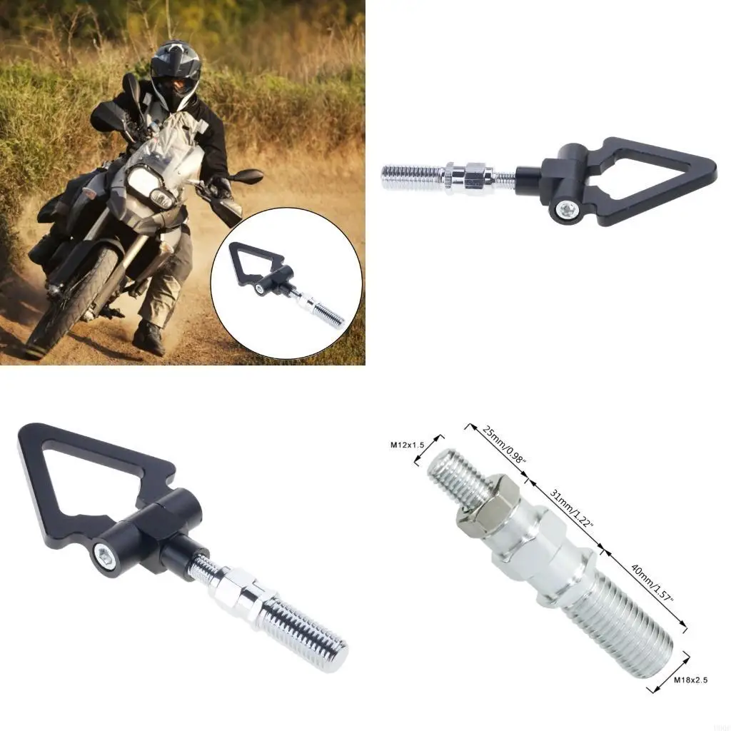 Tow Trailer Hooks For Japanese Car Sticker Decoration Triangle Towing Bars New