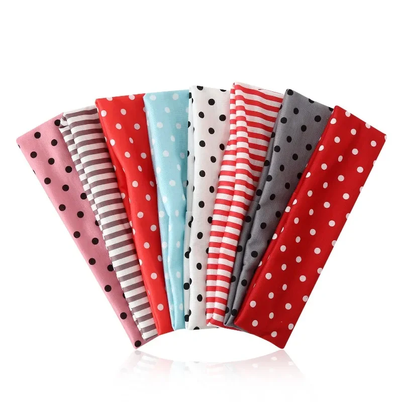 

1pc-fitness headband, bohemian elastic headscarf, yoga sweat-absorbing and non-slip headband.