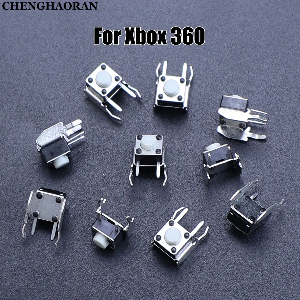 

20-100PCS Replacement LB RB Switch Button For Xbox 360 Controller Handle Switch Bumper Joystick Button Repair Parts