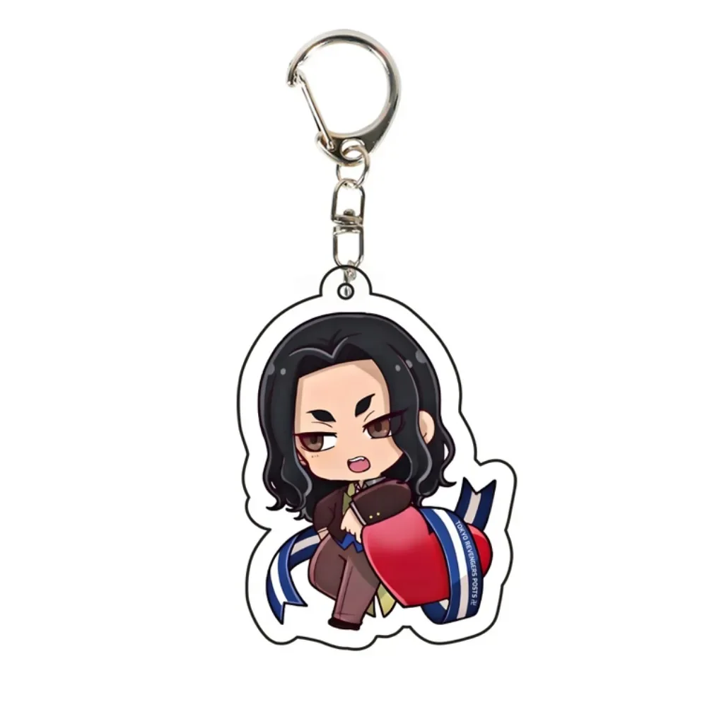 Tokyo Revengers Acrylic Stand Key Chain, Anime Figure, Manjiro, Ken, Takemichi, Hinata, Atsushi, Gold and Jade, Ver, Each Other