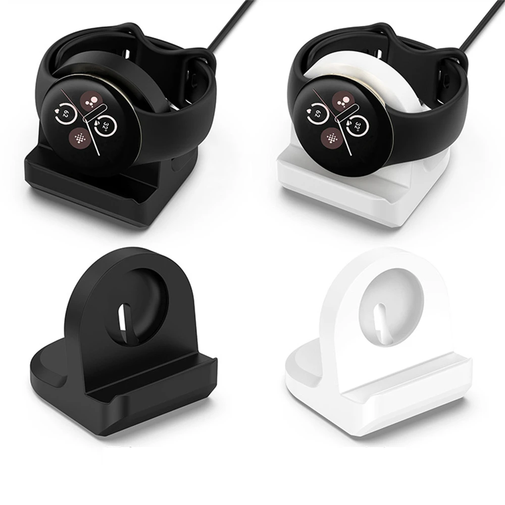 Desktop Dock Charger Adapter For Google Pixel Watch 2 Silicone Non-Slip Charging Dock Stand Holder