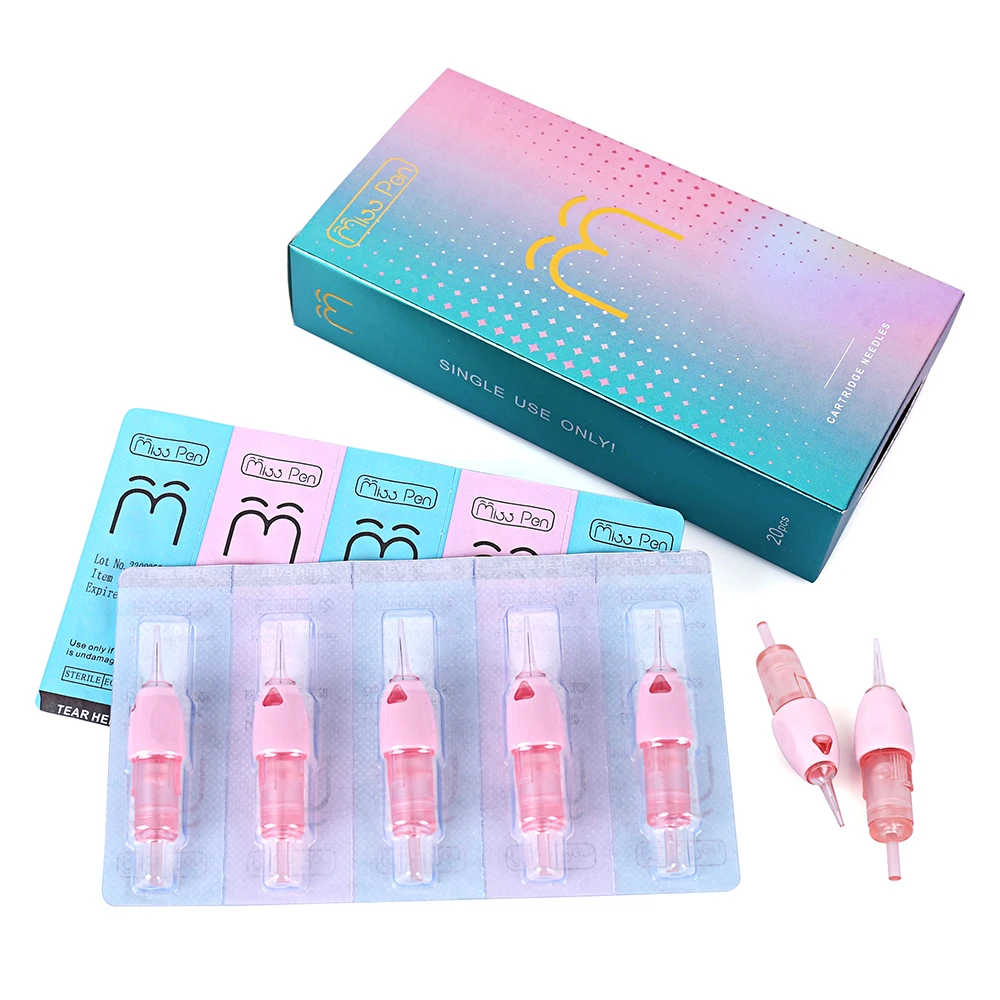 Newest 20pcs/box SPARK Misspen PMU Cartridge Disposable Sterile Tattoo Needle Eyebrow Revolution Cartridge