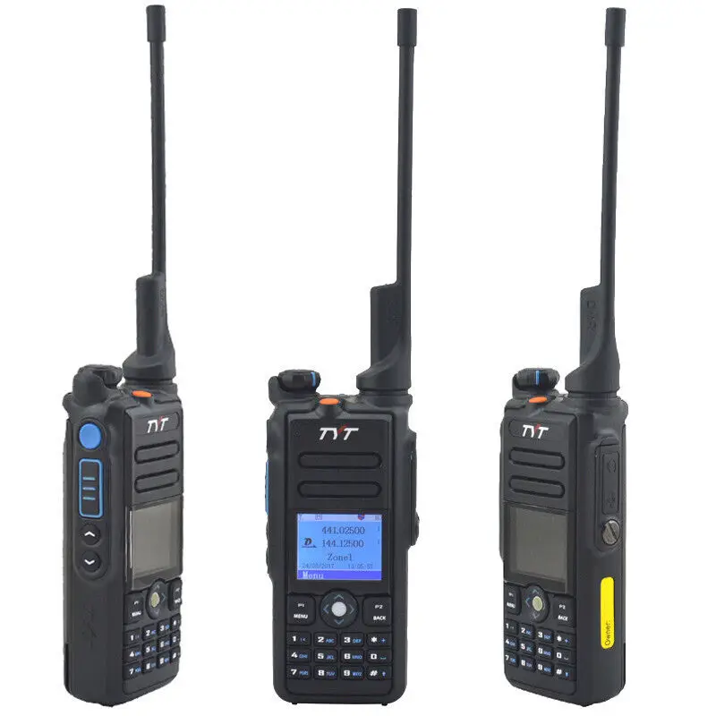 MD-2017 TYT IP65 5W Original 2pcs, Radio dua arah Digital portabel DMR Dual Band tahan air