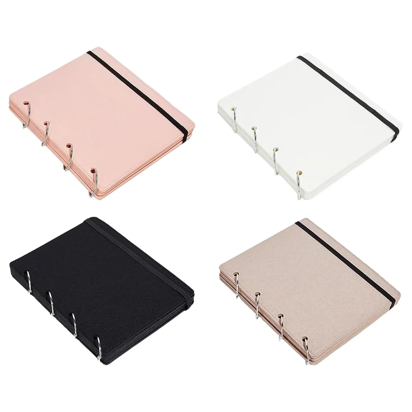 Pin Display Binder Brooch Storage Display Stand 4 Pages Decorative Brooch Pin Organizer for Ladies Jewelry Accessories Stores