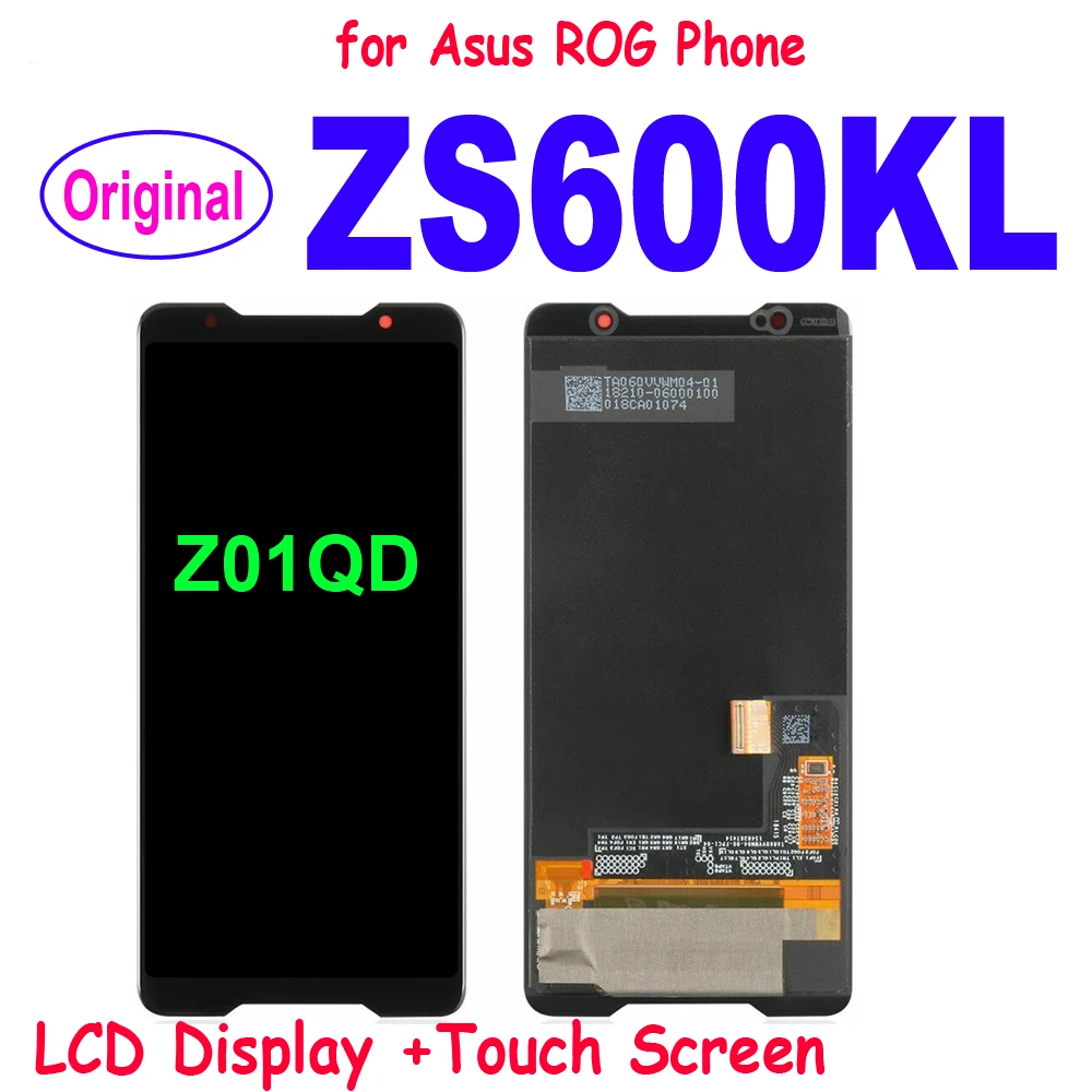 LCD For ASUS ROG Phone 2 Phone 3 Phone 5 ZS660KL ZS600KL ZS661KS ZS673KS LCD Display Touch Screen Digitizer Assembly