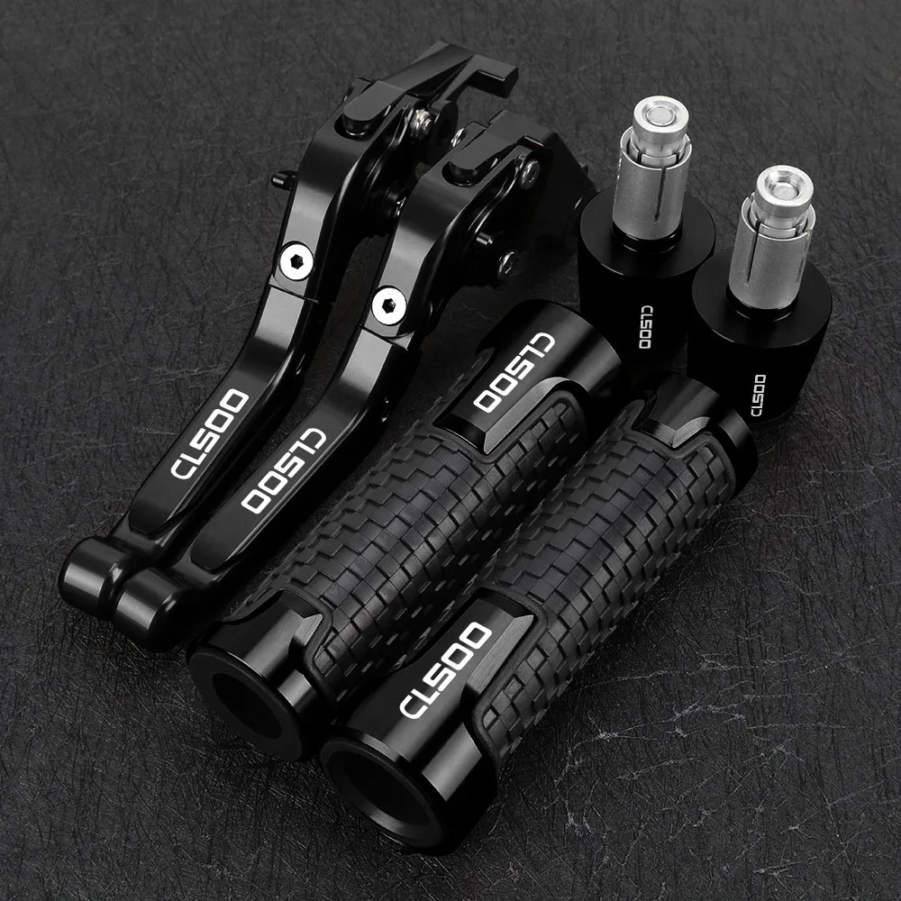 

Motorcycle Extendable Brake Clutch Levers Handlebar Handle Grips Ends For HONDA CL500 CL 500 2022 2023 2024 Slider Accessories