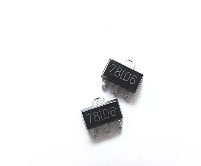 Surface mount voltage stabilizing transistor 78L06 CJ78L06 SOT89 6V