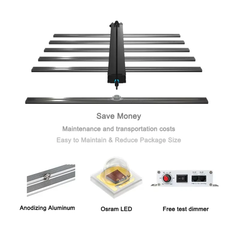 Led Lm301h Koray GKC750 Coltiva la luce Spettro personalizzato a LED per la coltivazione dell'orticoltura commerciale