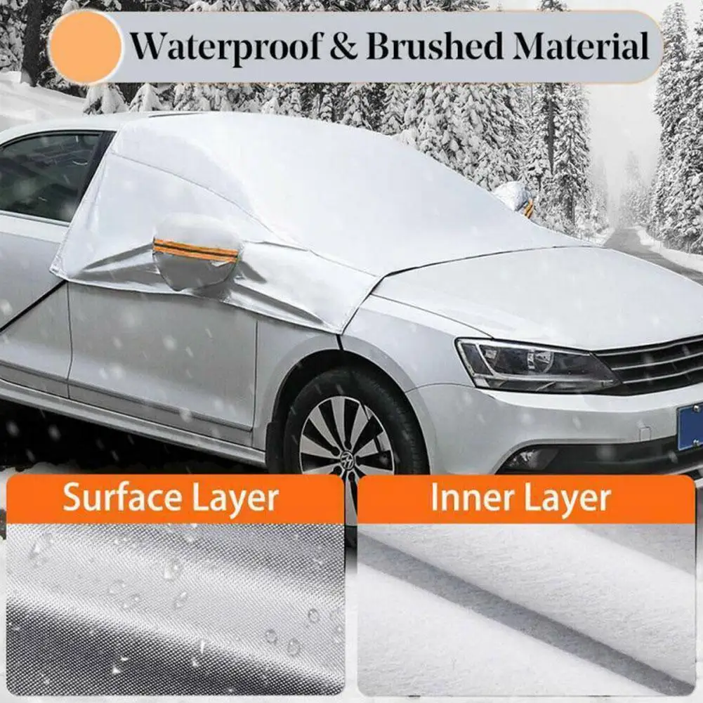 Automobile Sunshade Cover Ice For Windshield Winter Sun Car Front Window Windscreen Cover R2L6