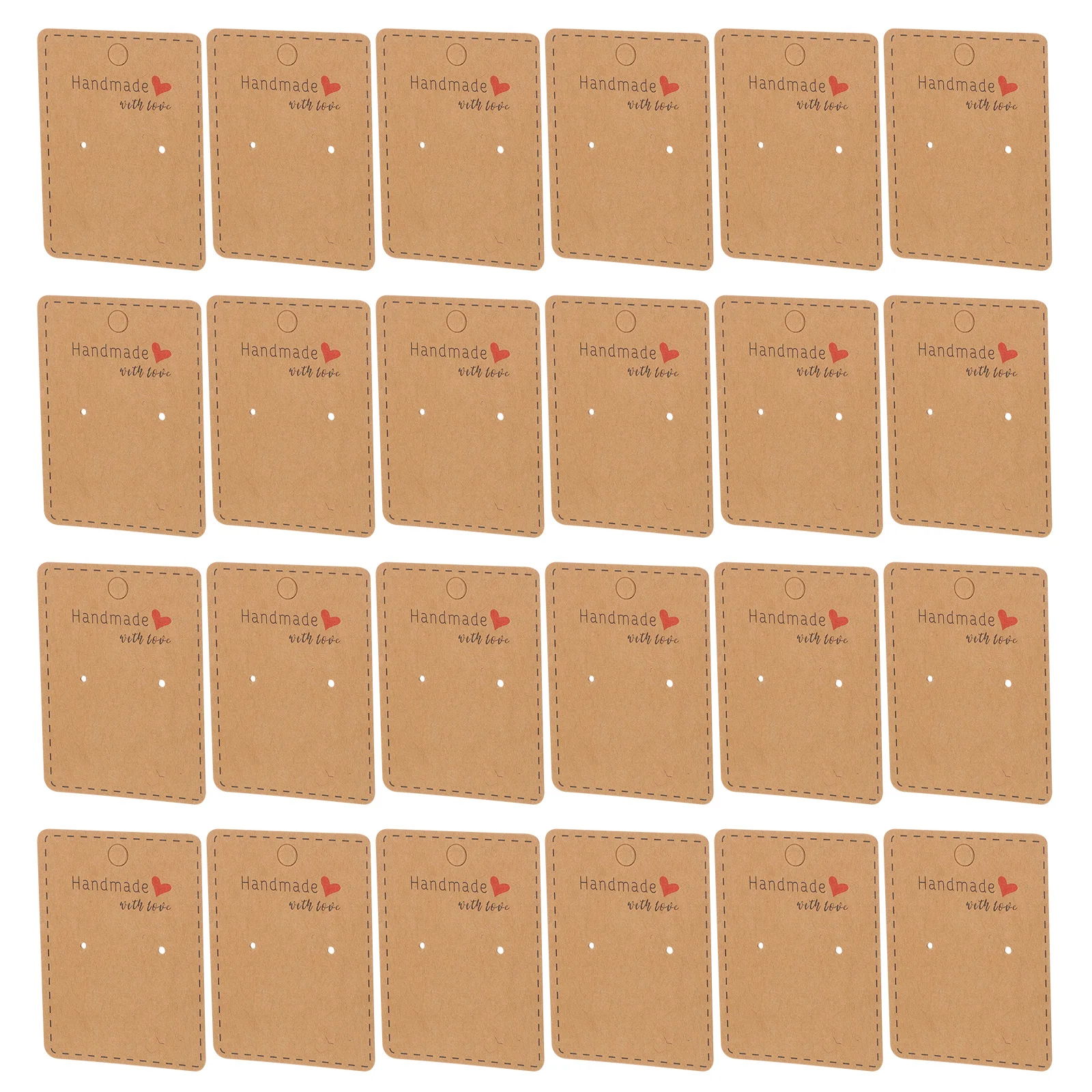 

100 шт. картонных держателей для серег, упаковка для ювелирных изделий, заготовки для самостоятельного изготовления, держатель для серег-гвоздиков