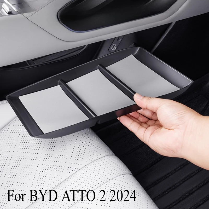 

For BYD ATTO 2 2024 Central Control Lower Layer Storage Box Lower Layer Divided Storage Box Car Storage Supplies Accessories