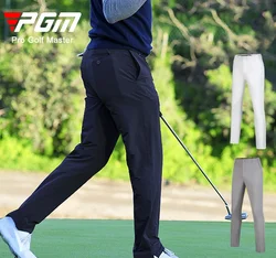 PGM Golf Pants Men's Summer Trousers High Stretch Sports Ball Pants Comfortable Men's Pants with Elastic Waist
