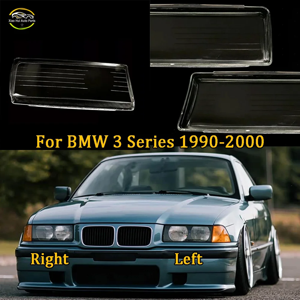 

Transparent Lampshade 1990 1991 1992 1993-2000 For BMW 3 Series Headlamp Cover Lamp Shade Headlight Shell Lens Plexiglass