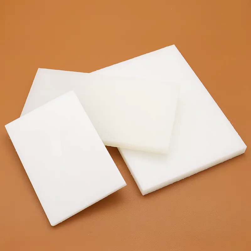 20x14x0.8cm PP White Cutting Board Rubber Mallet Mat Leather Craft Tools For Cutting Punching Stamp