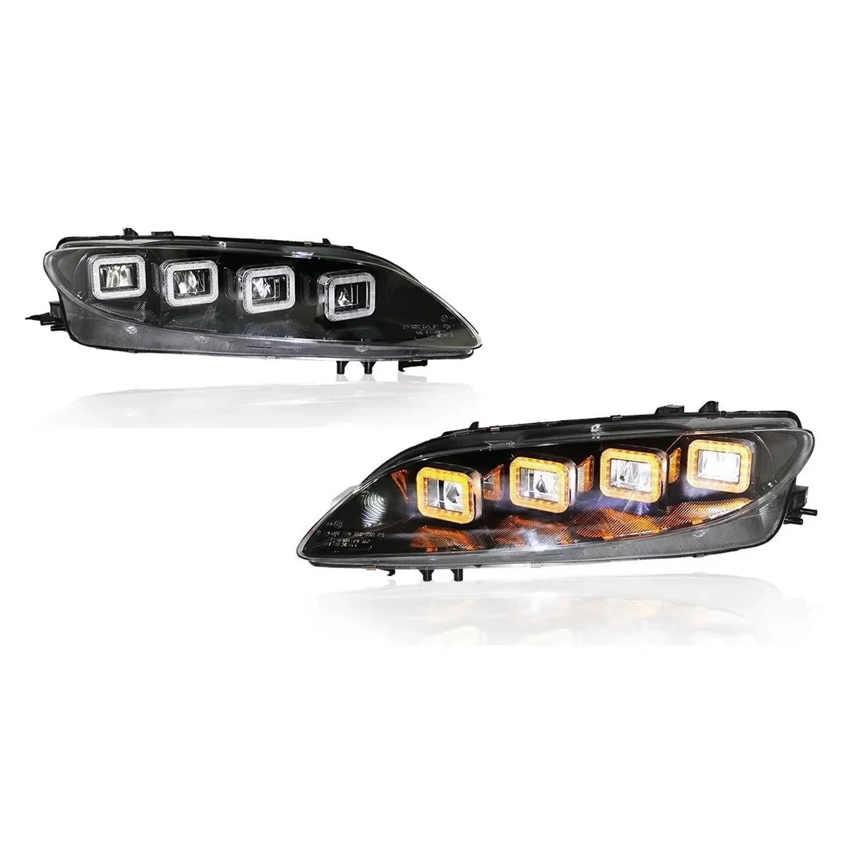 

TYPY Car Headlights for Mazda 6 2003-2015 LED Car Lamps Upgrade to Bugatti Styling Full LED Plug and Play Car Accessories