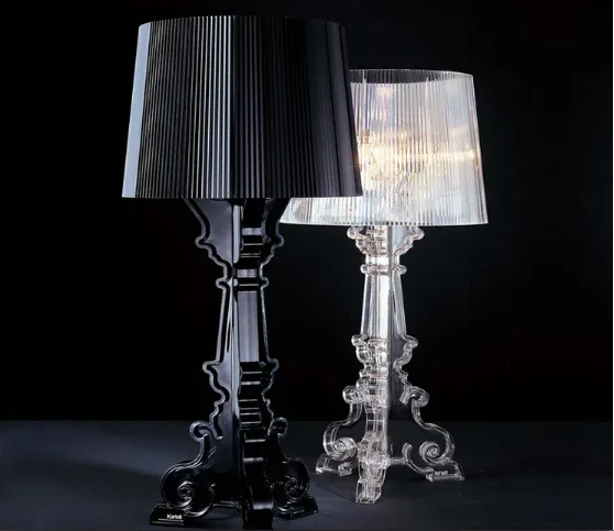 

Итальянский дизайн, настольные лампы Bourgie, акриловые светодиодные настольные лампы E14, художественный декор, домашняя студия, гостиная, спальня, офис, кабинет, бар