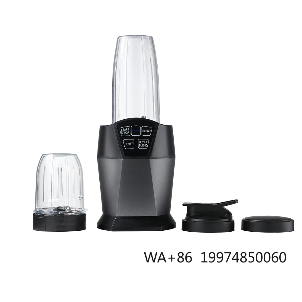 

High-speed Perfomance Motor With Two Hardened Stainless Personal Size Blenders