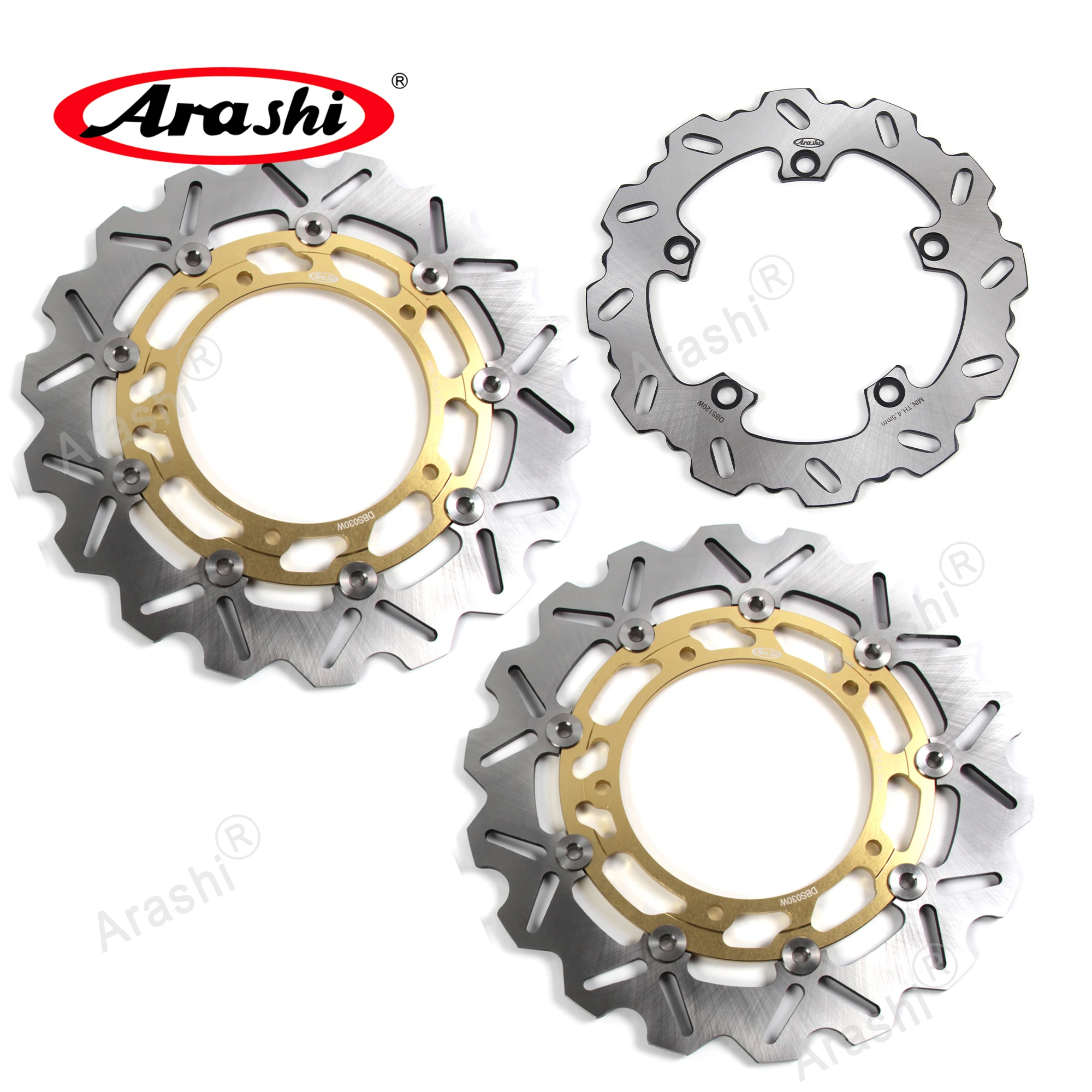 

ARASHI Brake Disc For Yamaha YZF R7 YZF-R7 700 2022 CNC Front Rear Disk Rotor Motorcycle Accessories