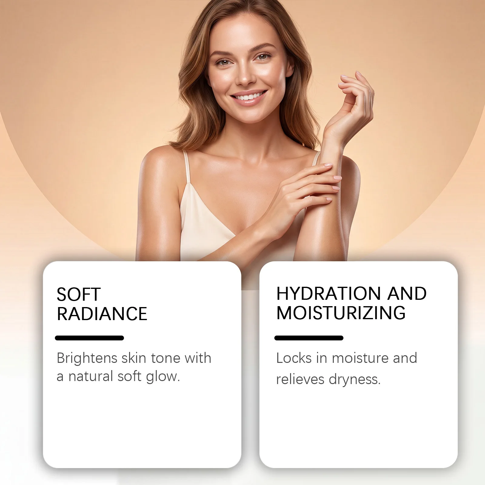 Whipped Glow Body Butter Deep Hydrating Improve Dryness Enhances Skin Elasticity Smooth Skin Moisturizing Brightening Body Cream