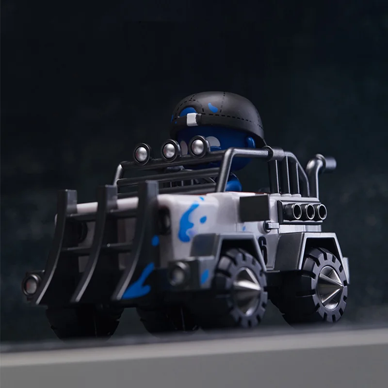 BONEJUNIOR Série Original Caixa Cega Figura Modelo Circostante JR Veículos Balançando Mech Trendy Play Coleção Ornamento