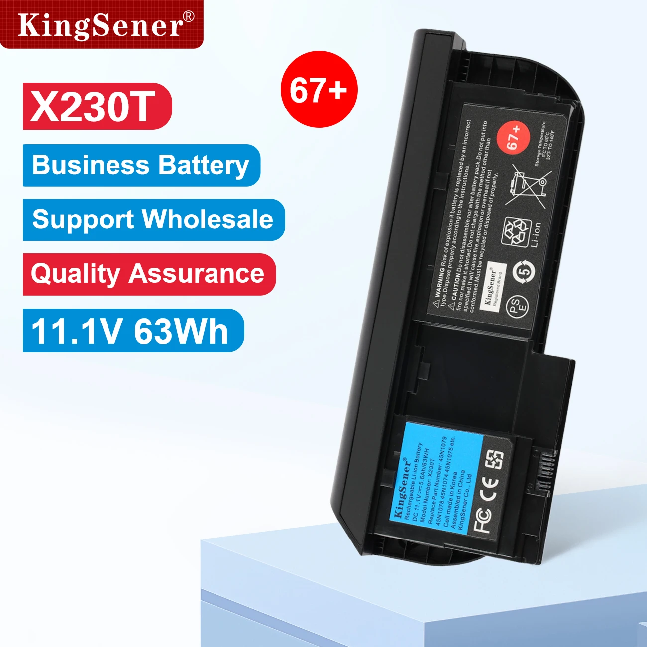 

KingSener Korea Cell X230T аккумулятор для планшета Lenovo Thinkpad X230T 45N1078 45N1079 45N1075 45N1077 45N1074 67 + 11,1 В 5600 мАч