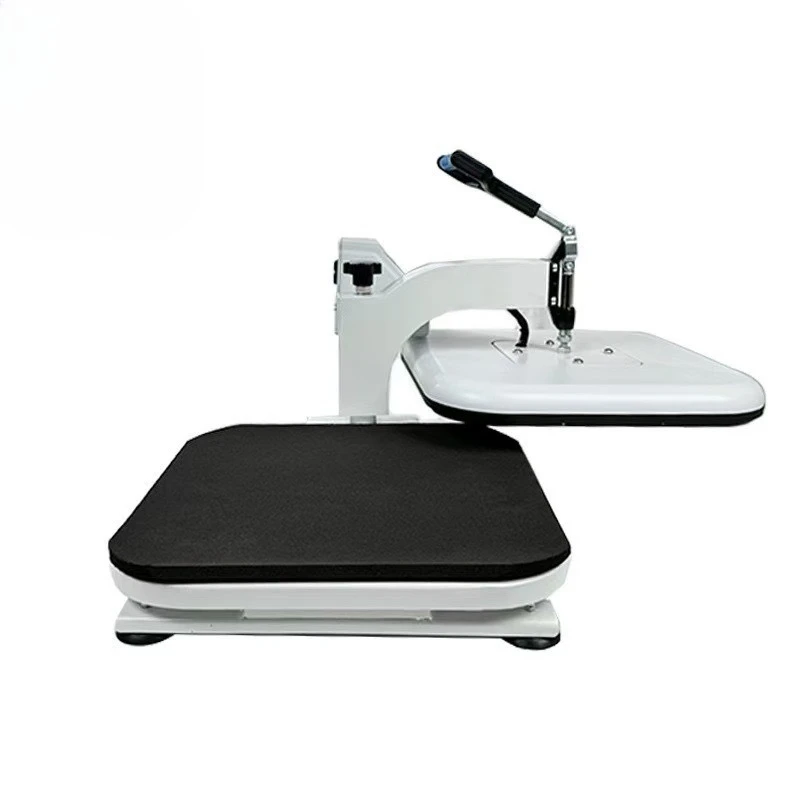 آلة نقل الحرارة اليدوية تهز الرأس الضغط الساخن الملابس طباعة تي شيرت الرقمية