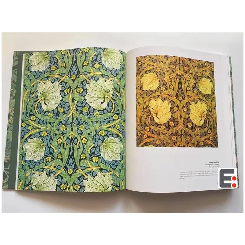 William Morris Art Book Collection Pattern and Design Book Multiple Covers Randomly 1 Pattern Reference Illustration Artwork