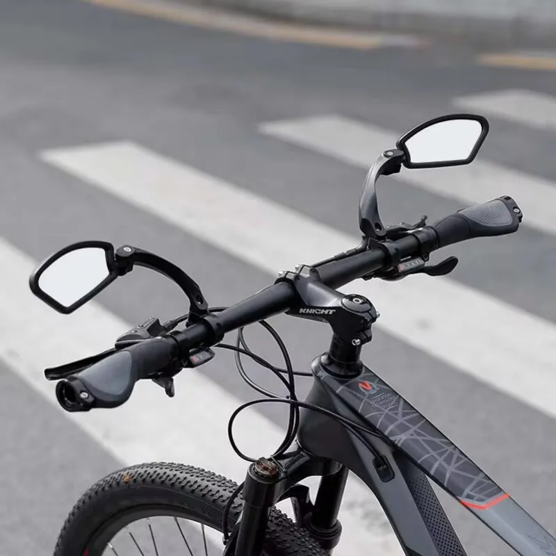 Bike Rearview Mirror Mountain Bike HD Reflection Mirror Battery Bike Adjustable Mirror Outdoor Riding Accessories