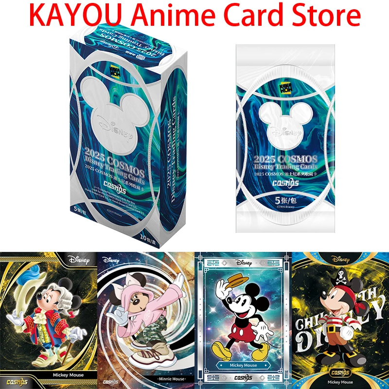 

Genuine KAKAWOW 2025 COSMOS Disney Card Mickey Mouse Princess Pixar Anime Character Game Peripheral Collection Cards Toys Gifts